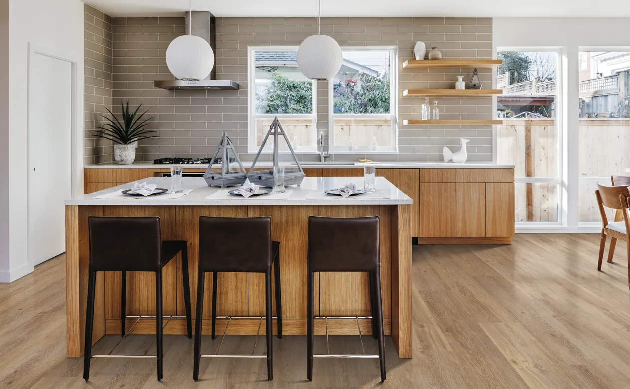 Kitchen with modern furniture